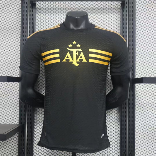 Camiseta de jugador negra especial Argentina 2024-25 talla S-XXL