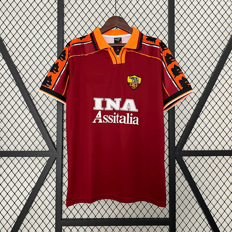 1998-99 Roma Heimtrikot Retro S-XXL