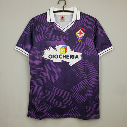 1991-92 ACF Fiorentina Home Retro S-XXL