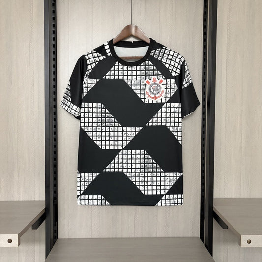 2025-26 Corinthians Black and White S-4XL