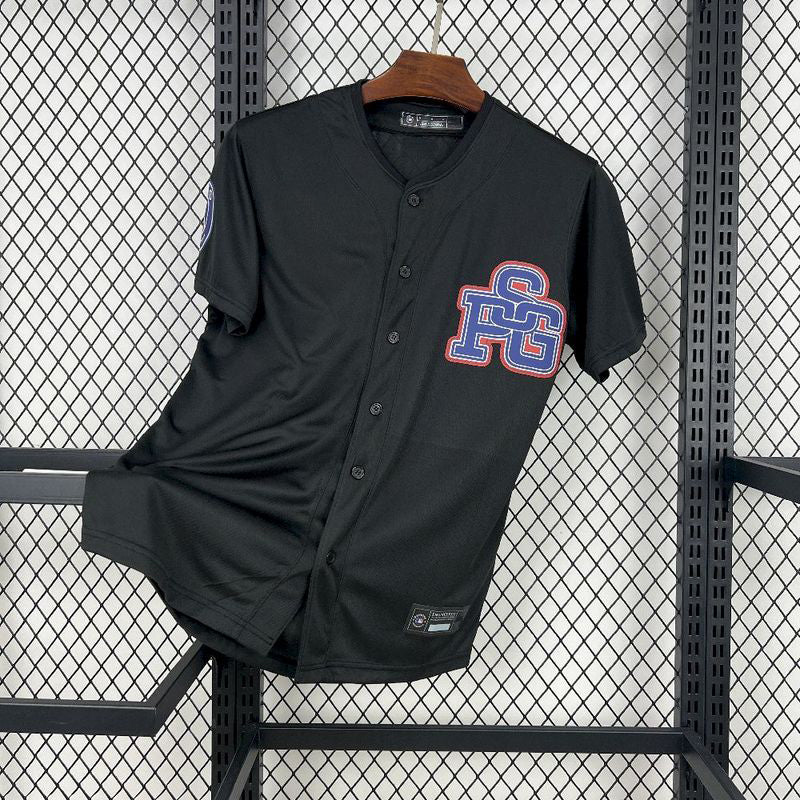 2025-26 Paris Baseball uniform Black S-2XL
