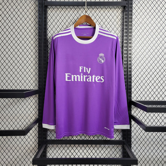 17-18 Real Madrid away Retro Long Sleeve S-XXL