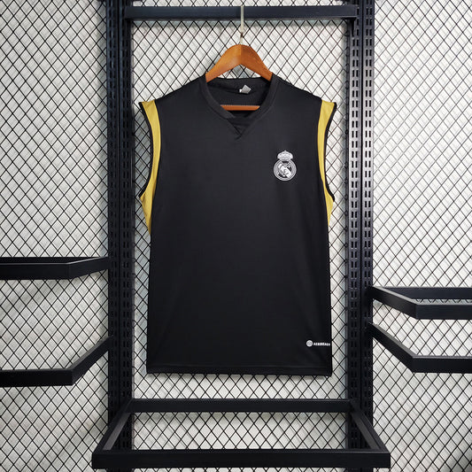 2023-24 Real Madrid Schwarze Trainingsweste