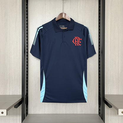 2025-26 Flamengo POLO Jersey Dark Blue S-4XL