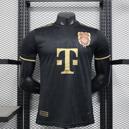 2025-26 Bayern Munich 125 Years Black Player S-2XL