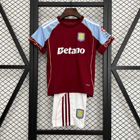 2025-26 Aston Villa Home KIDS 16-28