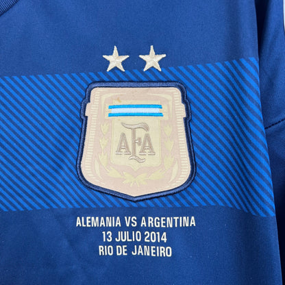 Retro Long Sleeve Argentina 2014 Away S-XXL