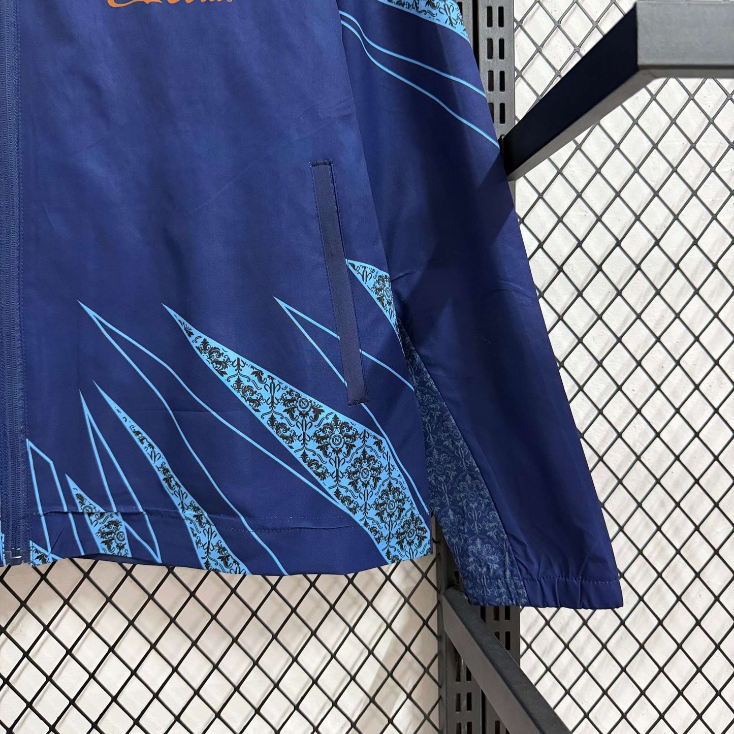 2025-26 Naples Cobalt Pattern Waterproof Windbreaker S-2XL