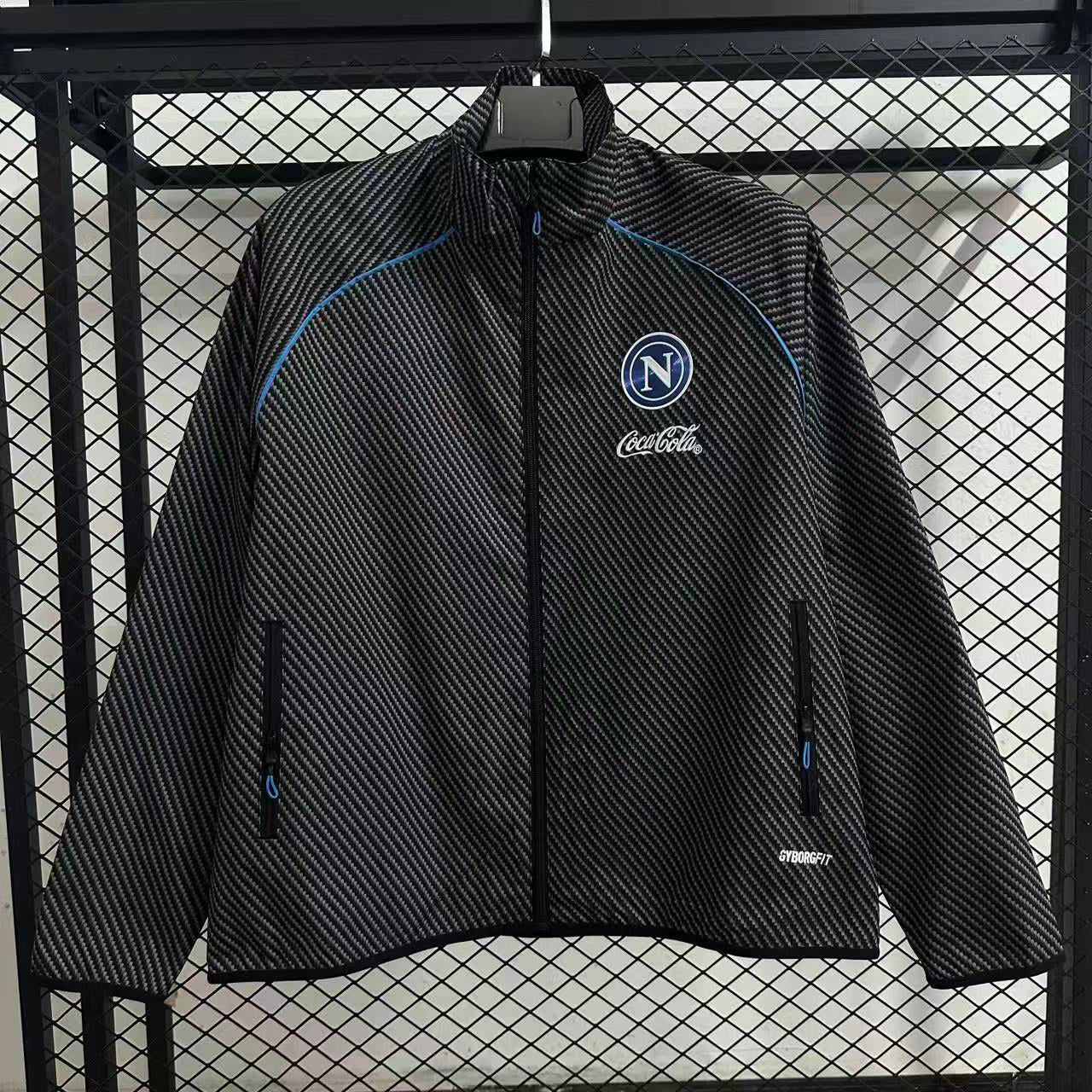 2025-26 Napoli Windbreaker Black S-2XL