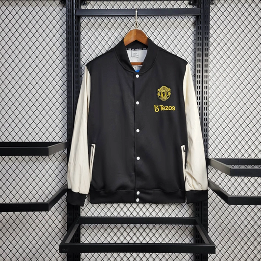 2025-26 Manchester United Black-White Windbreaker S-2XL