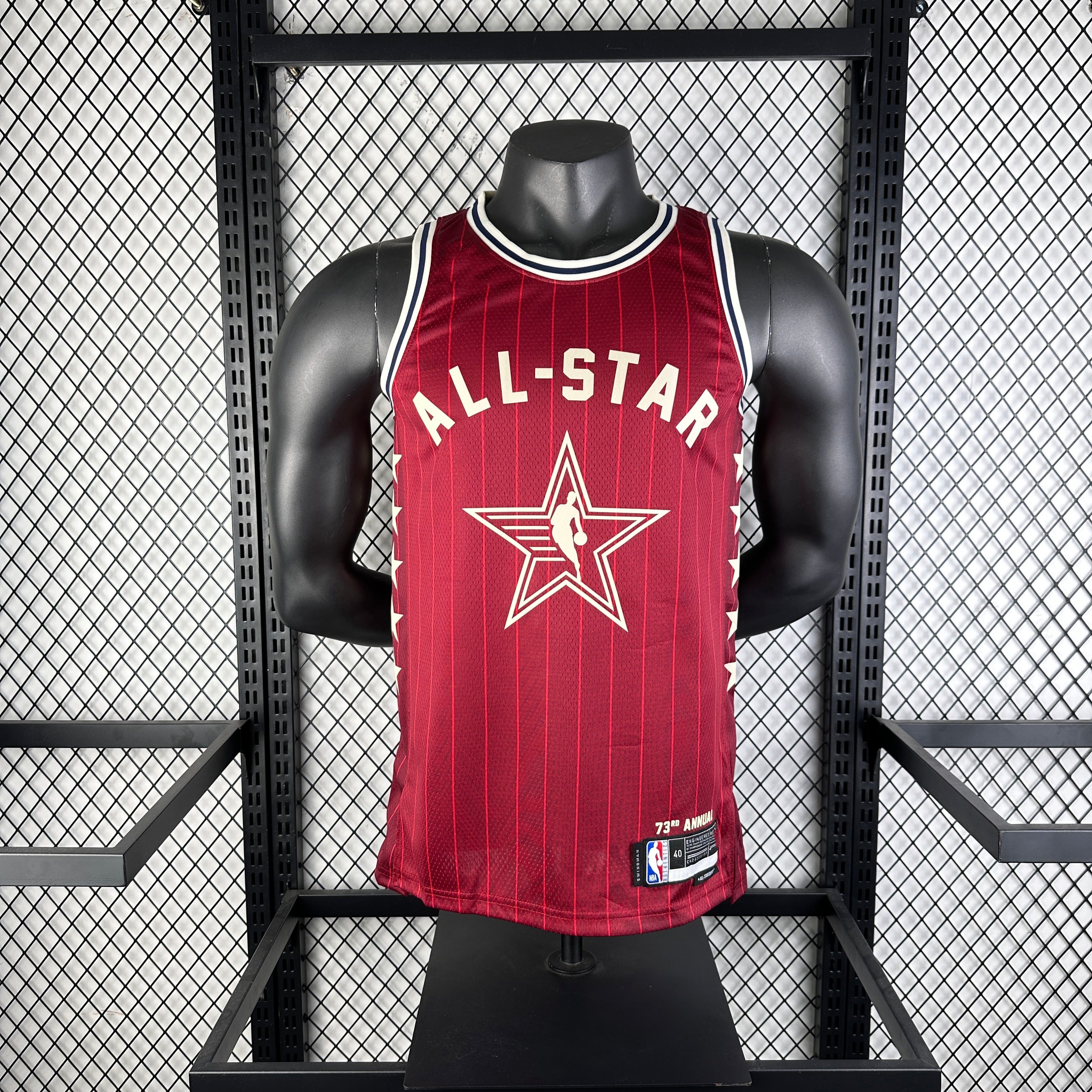 NBA 2024-25 All-Star Red No. 5 EDWARDS – HUGO BOX