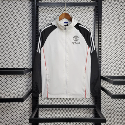2025-26 Manchester United White Windbreaker S-2XL