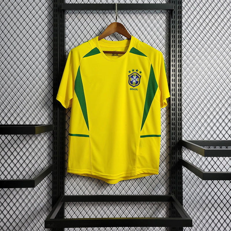 2002 Brazil home Retro S-XXL