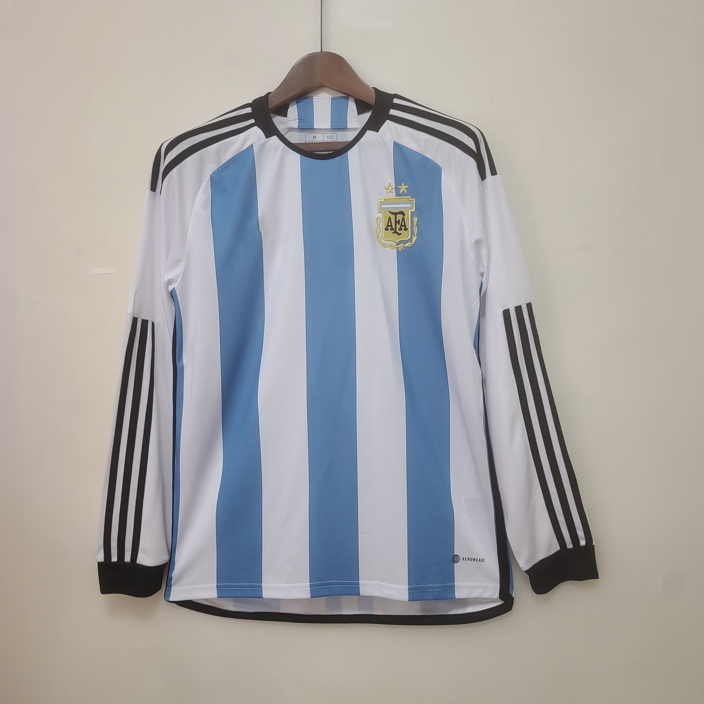 2022 Langarm Argentinien Home S-XXL