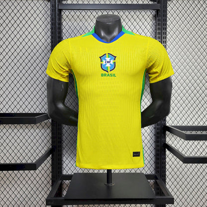 2025-26 Brazil Home Player S-XXXL