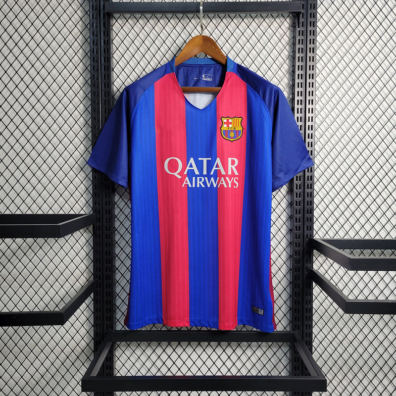 2016-17 Barcelona Home Retro S-XXL