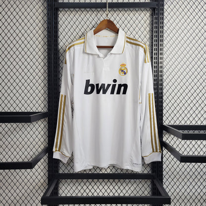 11-12 Long sleeve home Retro Real Madrid S-XXL