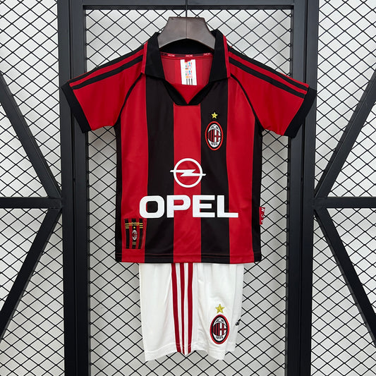 1998-99 AC Milan Home Retro kids 16-28