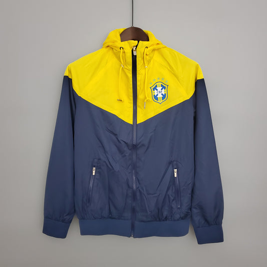 Brazil purple Blue and Yellow windbreaker S-2XL