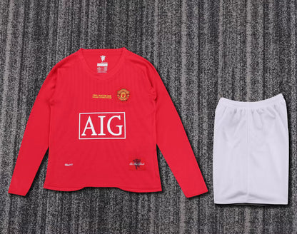 2007-08 Manchester United Home Retro KIDS 16-28