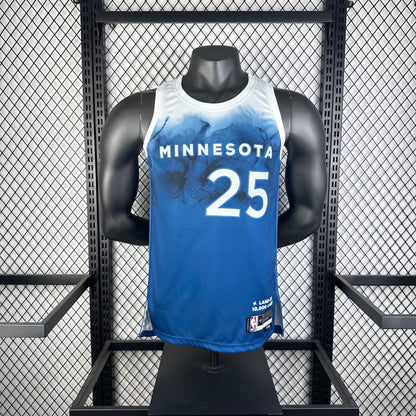 NBA 2024-25 Timberwolves City Edition No. 25 ROSE