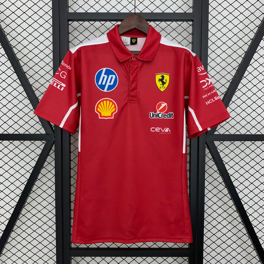 2025 Polo F1 Formula One Racing Suit Ferrari Size S-5XL