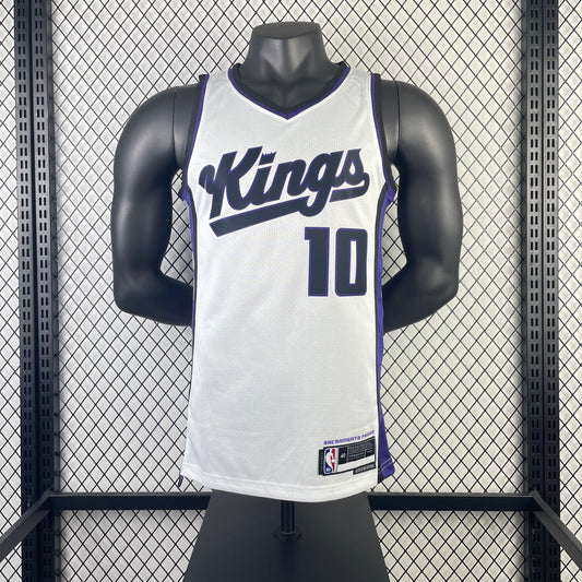 NBA 2024-25 Kings home white No. 10 SABONIS