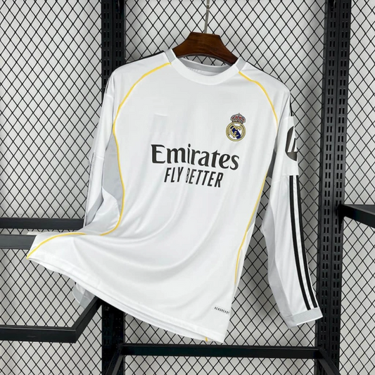 2017-18 Real Madrid zweites Auswärtstrikot im Retro-Stil, langärmelig