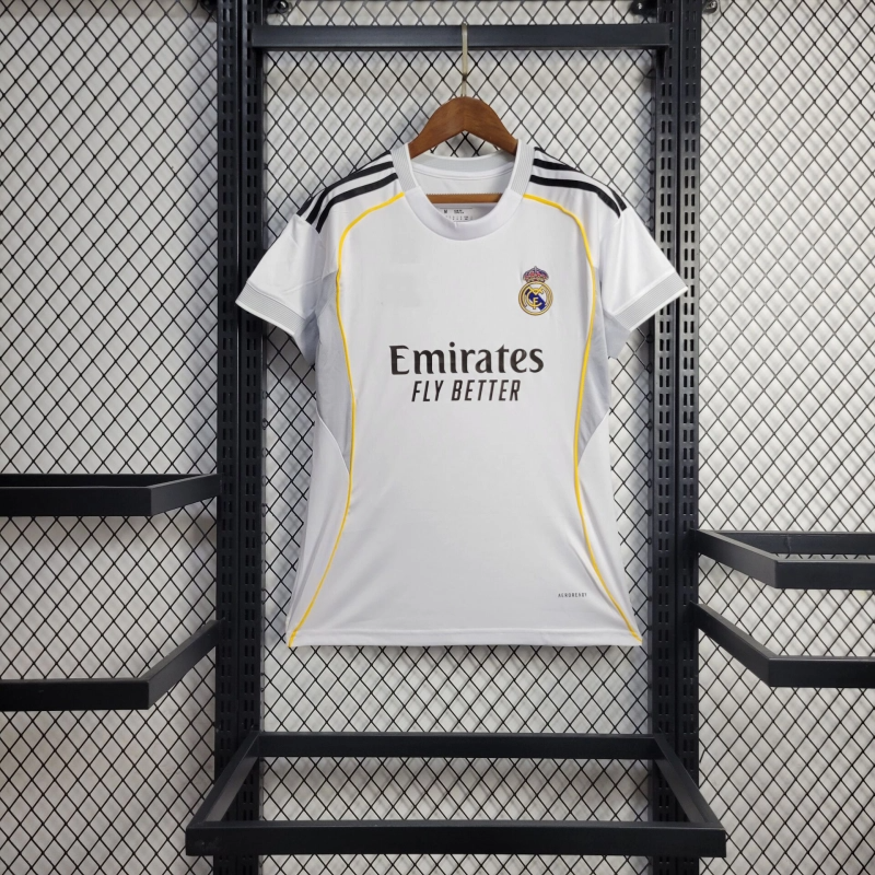 2025-26 Real Madrid Home Feminina S-2XL