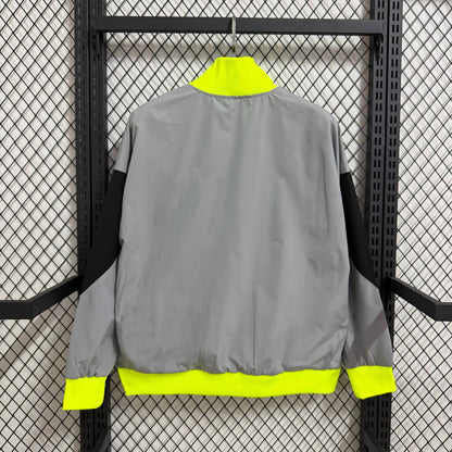 2025-26 Sporting CP Light Grey Waterproof Windbreaker S-2XL