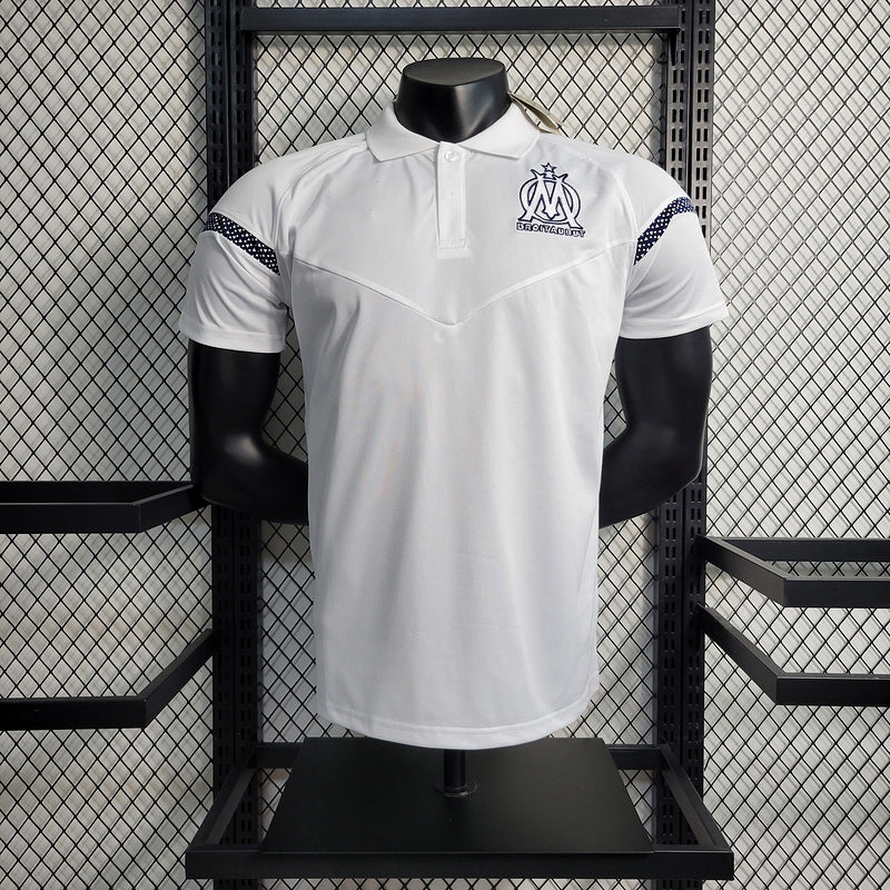 2023-24 Marseille POLO White Size S-XXL