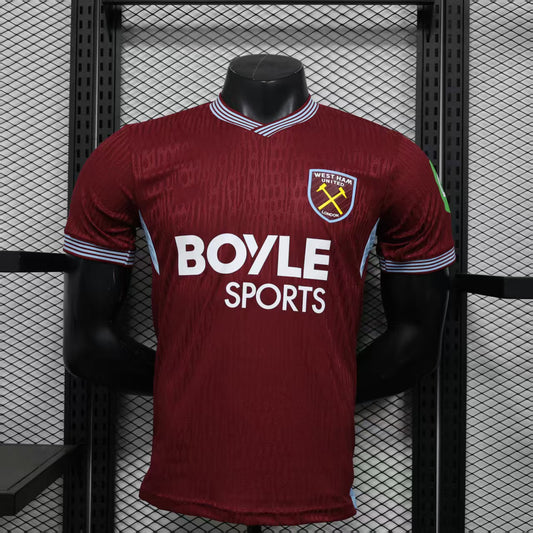 2025-26 West Ham United Home Player S-2XL