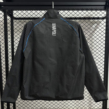 2026-27 Napoli Black Waterproof Windbreaker S-2XL
