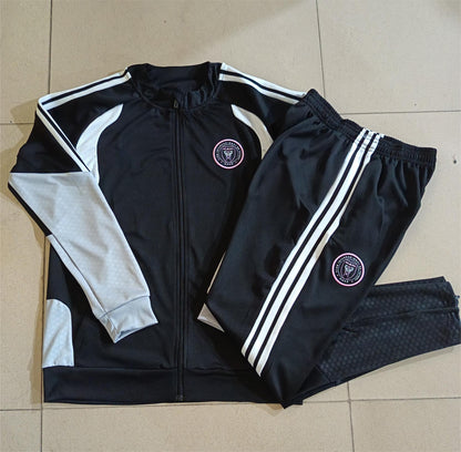 2026-27 Miami Black Full Zip Training Suit Adults Or Children