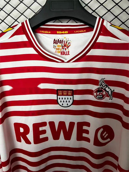 2025-26 Köln Carnival WhiteRed Long Sleeve Special S-2XL