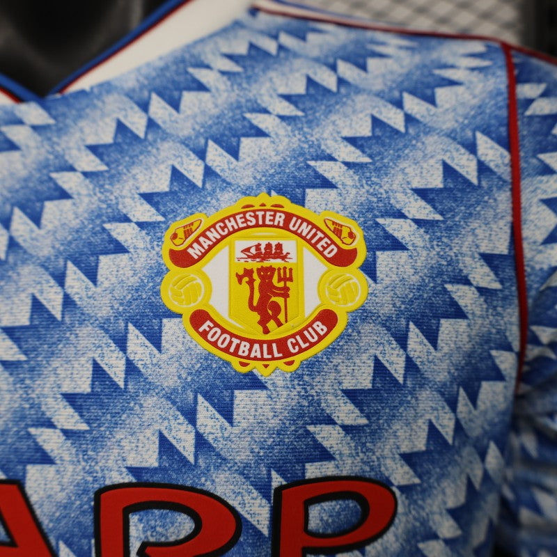 2026-27 Manchester United Away Blue Vintage Remake Player S-3XL