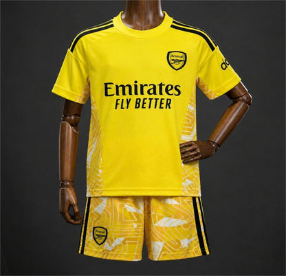 2026-27 Arsenal Goalkeeper YellowWhite Kids Size 16-28