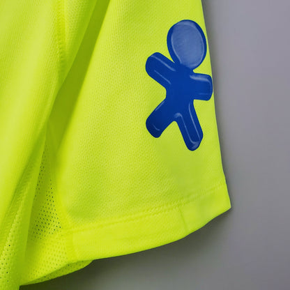 Camiseta prepartido Brasil verde fluorescente S-XXL