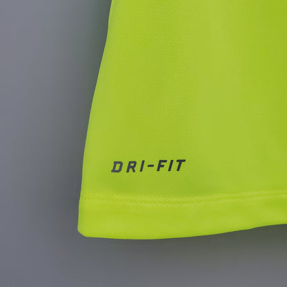 Camiseta prepartido Brasil verde fluorescente S-XXL