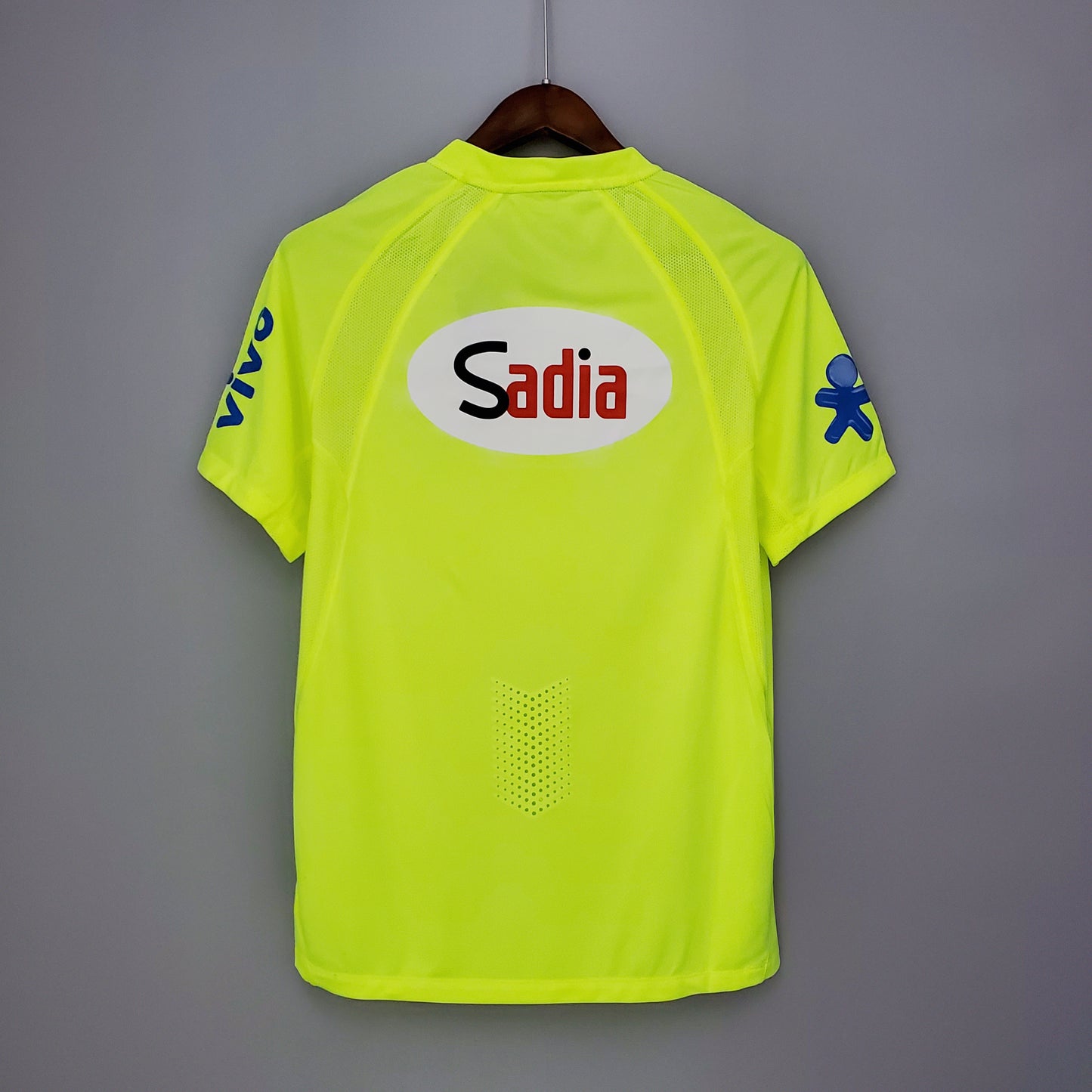 Camiseta prepartido Brasil verde fluorescente S-XXL