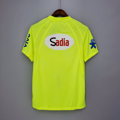 Camiseta prepartido Brasil verde fluorescente S-XXL