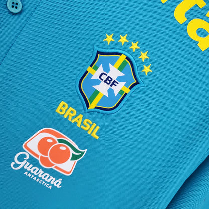 Camiseta azul prepartido de Brasil 2021 S-XXL