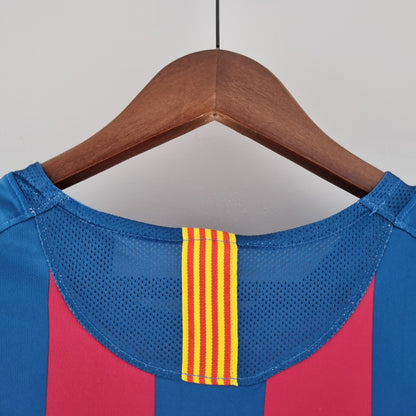 2005-06 Barcelona home Retro long sleeves S-XXL