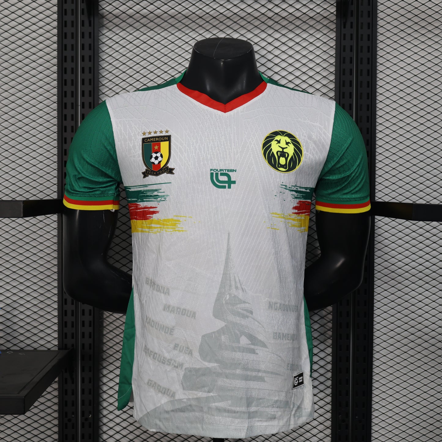 2025-26 Cameroon White Player S-2XL