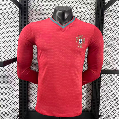 2026 Portugal camiseta de manga larga local Versión jugador S-4XL
