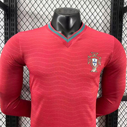 2026 Portugal camiseta de manga larga local Versión jugador S-4XL