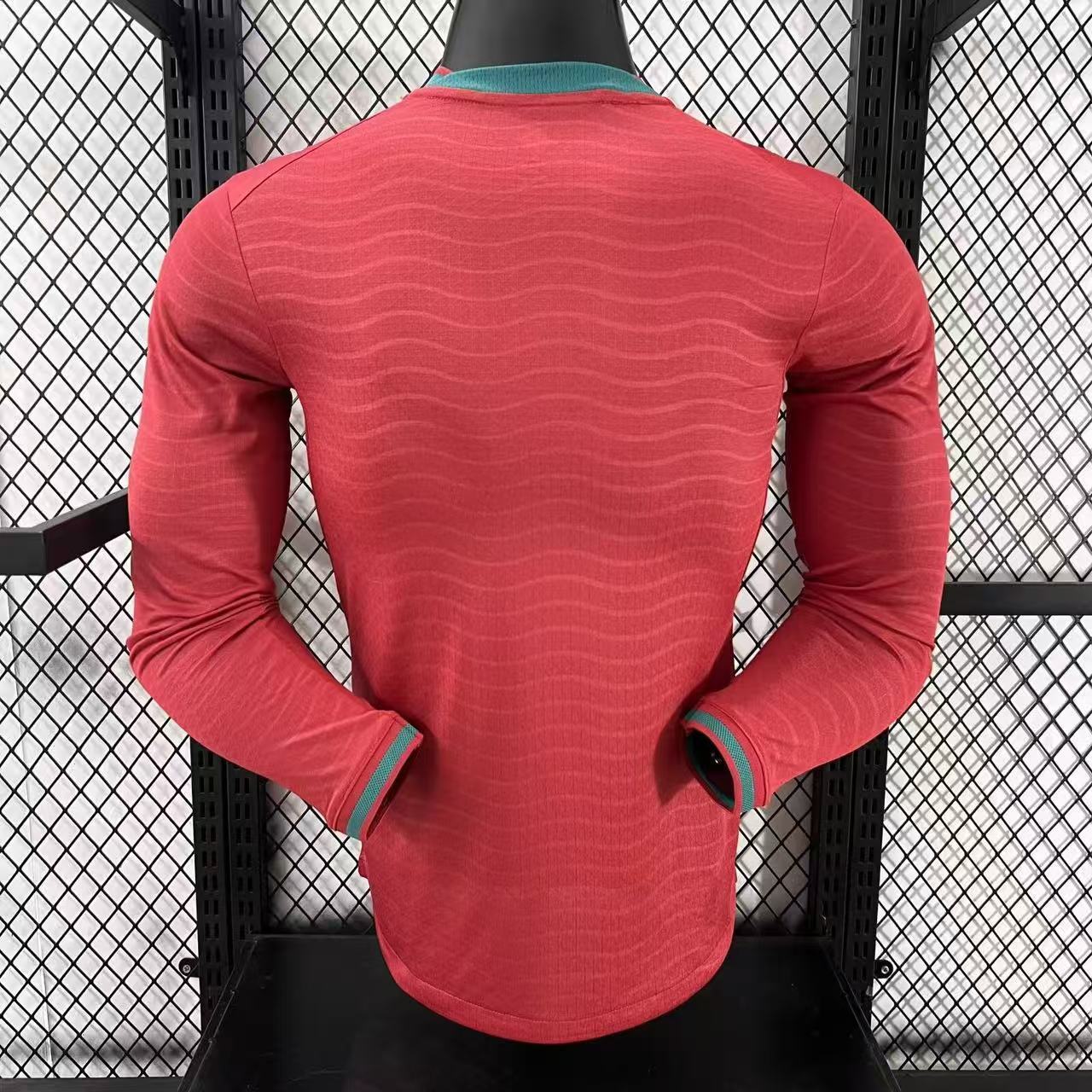 2026 Portugal camiseta de manga larga local Versión jugador S-4XL
