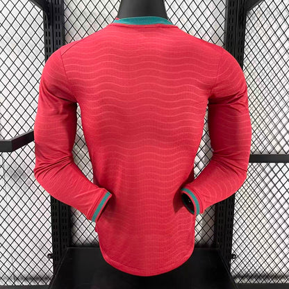 2026 Portugal camiseta de manga larga local Versión jugador S-4XL