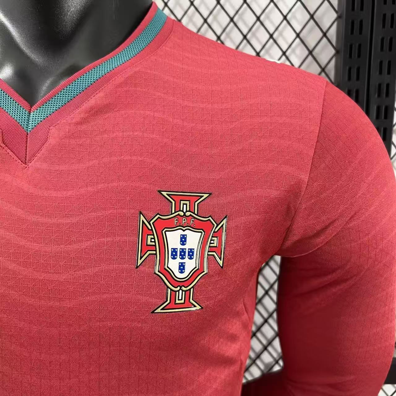 2026 Portugal camiseta de manga larga local Versión jugador S-4XL