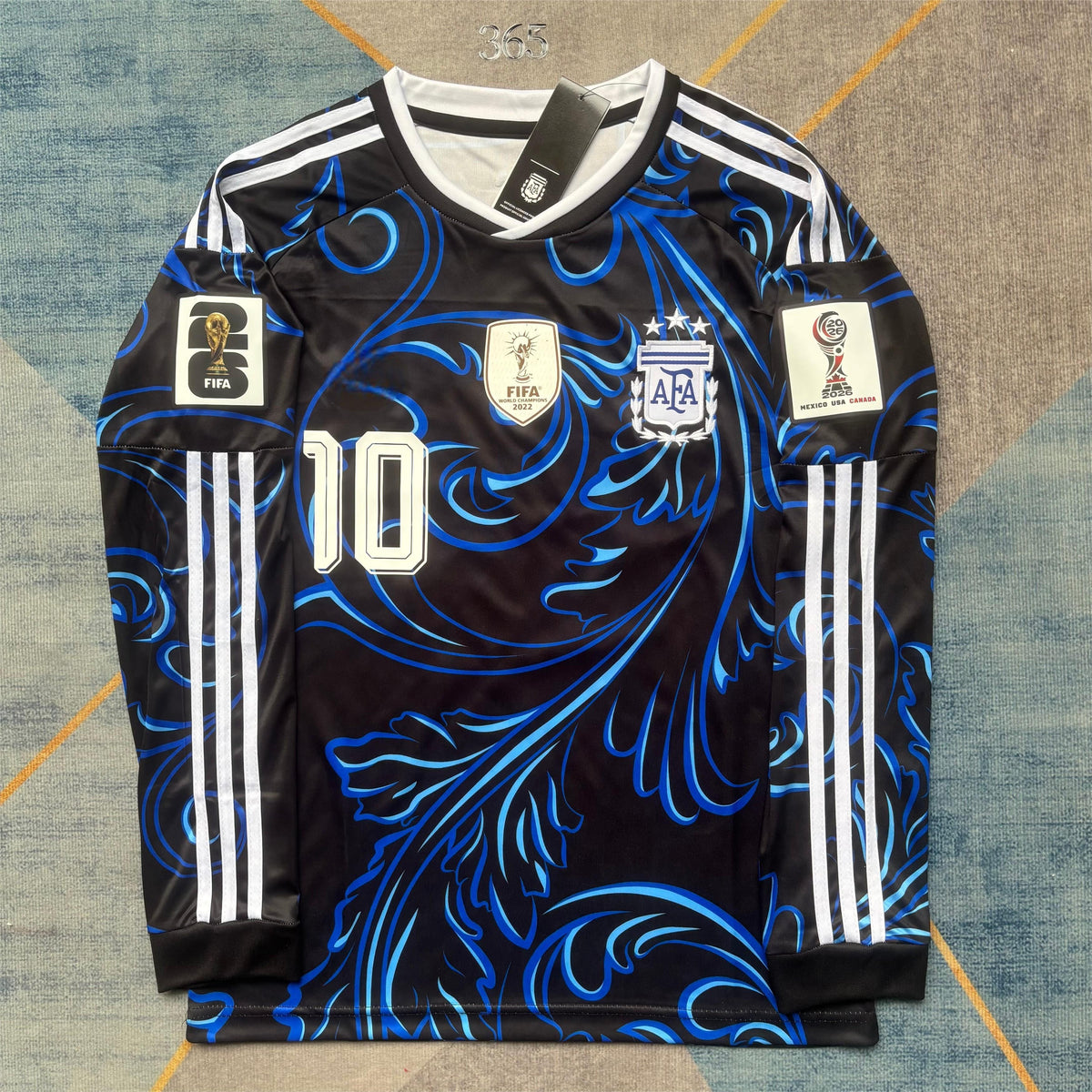 2026-27 Argentina Away Numbered Long Sleeve S-4XL